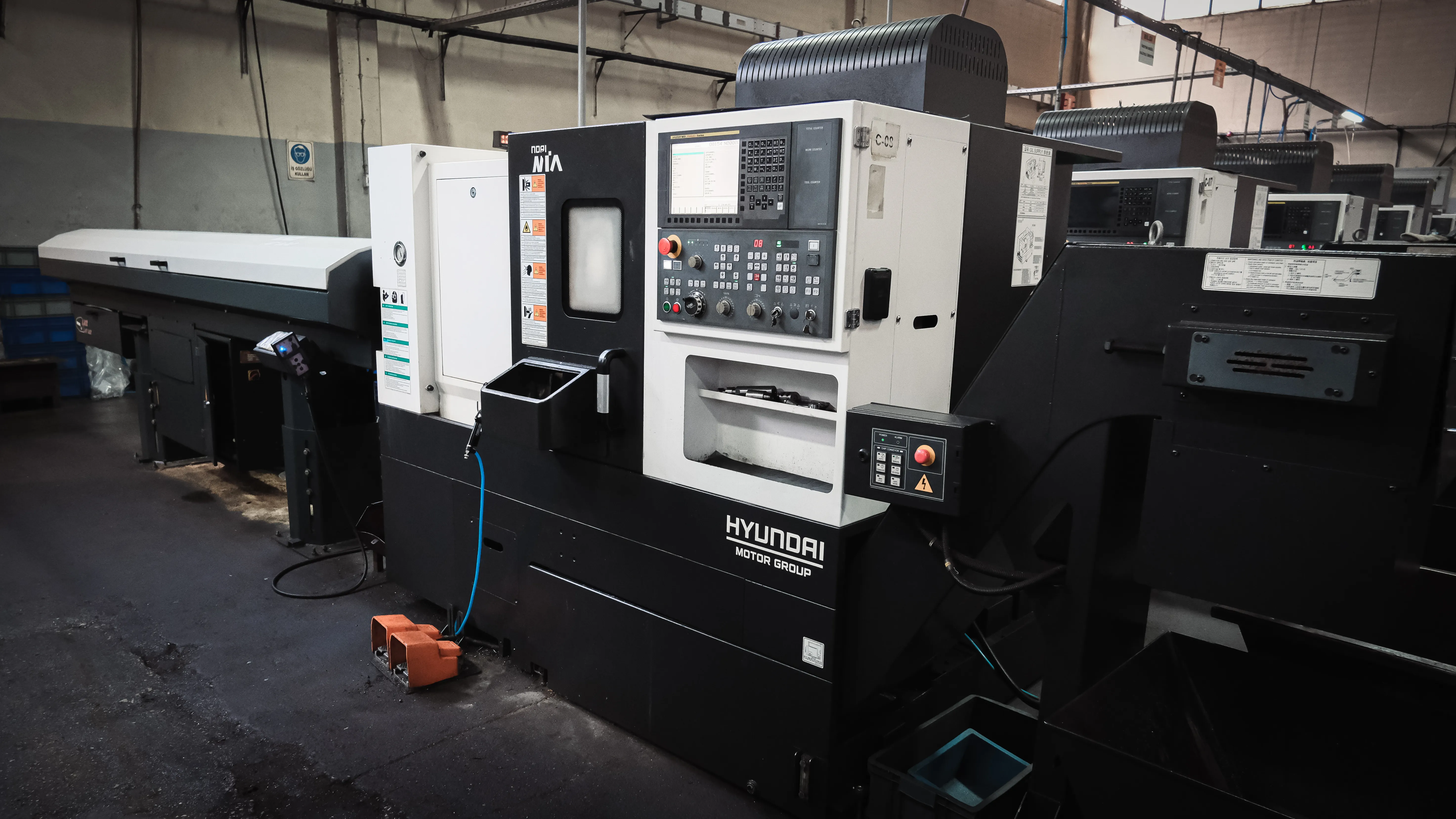 HYUNDAİ KIT 4500 CNC Makinesi - Otomotiv Yan Sanayi Üretimi