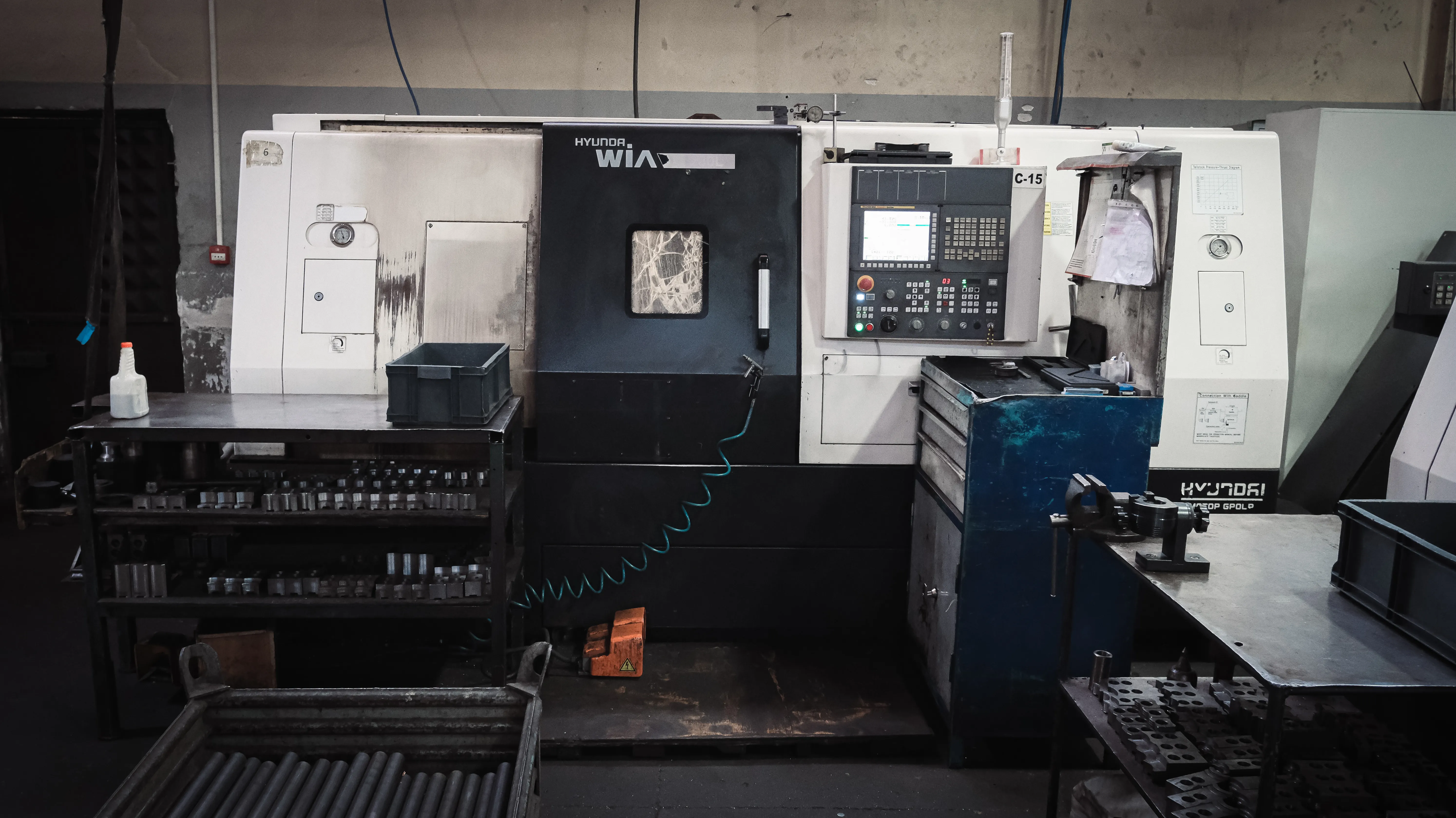HYUNDAİ L480 CNC Otomat Makinesi - Otomotiv Sanayi Üretimi